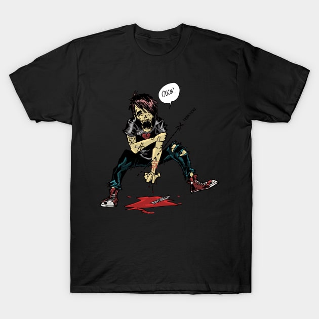 Emo Skull Kid T-Shirt by BRed_BT